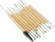 11Pcs Wax Ceramics Pottery Clay Carving Modeling DIY Sculpture Tool
