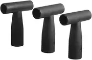 3pcs Plastic T Handle Grip for Shovels Durable Ergonomic Design Easy Installation Replacement for Digging and Raking Tasks
