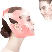 Catzon Electric V Face Lifting Machine Microcurrent Facial Massager Device-Pink