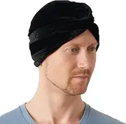 Womens Fortune Teller Turban - Gypsy Costume Mens Velvet Genie Boho Hat