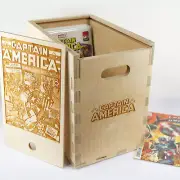 Captain America Timber Comic Storage Box *Comics Not Included