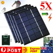 6V 2W Mini Solar Panel 330mA Mobile Phone Battery Charging Home Outdoor Control