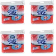 40 x Pascoe's Glitz Antibacterial Super Absorbent Reusable Wipes Cloth Chux