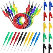 NOLITOY 1Set Test Leads with Alligator Clips and Probes Electrical Testing Tools for Multimeters Safe Use Wire Kit with Banana Plugs for Automotive and Circuit Testing