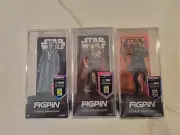 IN HAND! SDCC 2024 Exclusives! FiGPiN Star Wars Set ANAKIN, JAR JAR, 5TH BROTHER