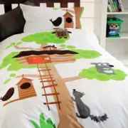Happy Kids Tree House Quilt Cover Set