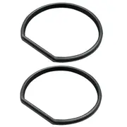 2PCS Replacement Gasket Stick Vacuum Cordless Dust Bin Lid,Seal Attachments for Ryobi 18v PCL720, PB Black
