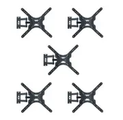 5-Pack TV Wall Mount Brackets for 23-55inch Full Motion Swivel/Tilt VESA Bracket
