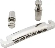 [Musiclily] Pro 52.5mm 12-string Tune-o-matic Stop Tailpiece for Epiphone Les Paul SG Style Electric Guitar, Nickel