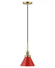 Abraham + Ivy Zeno Pendant With Metal Shade