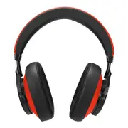 T7 ANC Wireless bluetooth 5.0 Headphone HiFi Active Noise Cancelling Long Battery Life Stereo Headset with 4 Mic BLACKRED COLOR