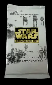 1996 Star Wars Hoth Limited Edition CCG Factory Sealed 15 Card Booster Pack