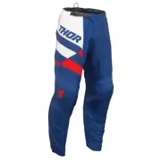 Thor 2024 Sector Checker Offroad Dirt Bike Motocross Pant Navy/Red