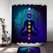 Spiritual Buddha and Oriental Mandala Spirit Shower Curtain