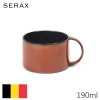 在飛比找momo購物網優惠-【SERAX】ALG/咖啡杯/鏽紅/內層深藍(比利時米其林餐
