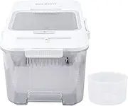 Rice Storage Container Sealing Thickening Transparent Reusable Rice Container for Home (FuchookylVVVVsZy-12)