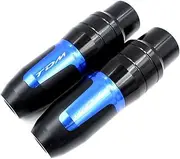 Motorbike Frame Slider Falling Protection for Yamaha TDM 900 2004-2015 2014 Motorcycle Crash Protector Exhaust Sliders Crash Protector Crash Sliders (Color : A Pair Blue)