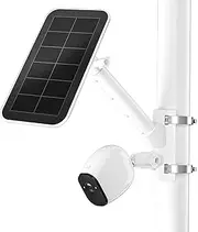 HOLACA 2-in-1 Pole/ Railing Mount forArlo Pro 4, Arlo Pro 3, Arlo Pro2/Pro , Arlo Ultra, Arlo Ultra2, Arlo Essential Spotlight Camera and Arlo GO& Solar Panel (White)