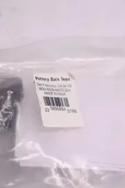 Pottery Barn Teen Beadboard Moderna Knob Matte Black 5695894