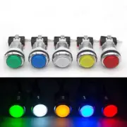 5PCS 30mm LED Illuminated Chrome Buttons for Arcade Machines console Mame JAMMA
