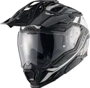 Nexx X.Wed3 Gobi, adventure helmet , color: Black/White/Light Grey , size: S