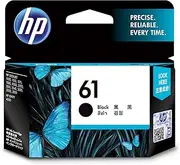 HP 61 Genuine Original Black Printer Ink Cartridge works with HP Deskjet 1000, 2000, 3000, HP Envy 4500, 5500, HP Officejet 2600, 4600 series- (CH561WA)
