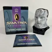 1996 Applause Star Trek Deep Space Nine CARDASSIAN Ceramic Figural face Mug MIB