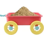 Beach Trolley Cart,Outdoor Children's Play Sand Cart | Large Storage Space Dredging Tools for Backyard, Garden, Swimming Pool, Lake