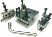 QUICK CHANGE T37 TOOL POST SET+ 4 HOLDERS LATHE 90-115 MM CENTER HEIGHT H.q