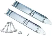 2 Pack Garage Door Quick Turn Top Fixture Brackets, Rollers Included, Essential Garage Door Parts and Hardware