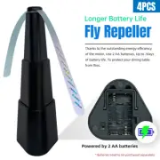 4X Fly Repellent Fan Automatic Bug Fly Trap Keep Away Home Outdoor Repeller Camp