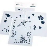 PinkFresh Studio Happy Hummingbirds Stencil