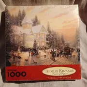 Thomas Kinkade Victorian Christmas 1 1000 Pc Jigsaw Puzzle Springbok New Sealed