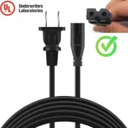 6ft UL AC Power Cable Cord For Janome Horizon Memory Craft 7700 QCP 858 Sewing
