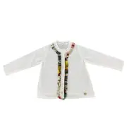 A74 cardigan bimba GIRL TWIN-SET cotton open sweater kids