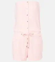 [Melissa Odabash] Melissa Odabash Venus cotton-blend jumpsuit AU 8 pink