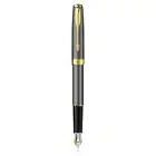 Parker Sonnet Sterling Silver Cisele Fountain Pen 18K Med Pt New In Box 1743551