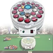180 W Electric Billiard Cleaning Machine for 16/22 Ball,Pool Ball Polishing Washing Equipment for Home & Professional Use - Clean, Polish & Care for Billiards Balls(22Balls)