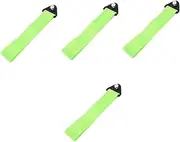 Mobestech 4pcs Car Tow Strap Hooks Decorative Towing Strap for Front Bumper Easy Installation Attachment Vehicle Aesthetics Fluorescent