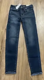 American Eagle Jegging Moody Blues Size 00 Coze Next Level Stretch * 3083