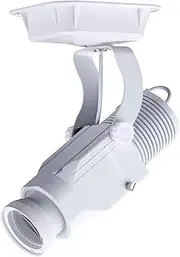 WAJECT 30W LED Logo Gobo Projector with Manual Zoom Light to Project Image Indoor for Company Store Wedding Event Advertising Restaurant (White)