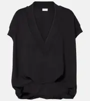 [Dries Van Noten] Dries Van Noten Cotton sweater vest AU 10 black