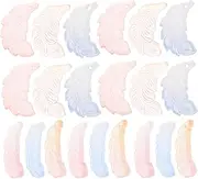 [COHEALI] Diy Charm Charms Bulk 300pcs Glass Plume for Craft Projects and Jewelry Decorations