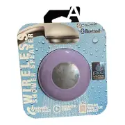 Aconic Waterproof Bluetooth Wireless Shower Speaker Purple New