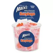 Mack’s Maximum Hearing Protection 100 Pair Tub: Soft Foam Earplugs