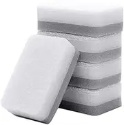 10PCS Gray Double-Sided Cleaning Sponge Household Cleaning Supplies Pad Restaurant Scouring Dropshipping Scrub Cloth sponges scouring Brush,pan Block scouring sponges,Silicone Scrubs Sponge,sp