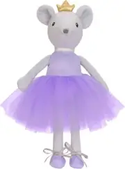 iscream 3968 Corps de Ballet Allongé Mouse Ballerina Plush 12"