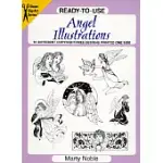 READY-TO-USE ANGEL ILLUSTRATIONS: 91 DIFFERENT COPYRIGHT-FREE DESIGNS PRINTED ONE SIDE