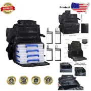 Large Storage Fishing Tackle Backpack - Perfect for Fishing & Outdoor Adventures