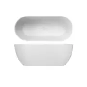 Decina Novara Freestanding Bath 1680mm White NO1680W